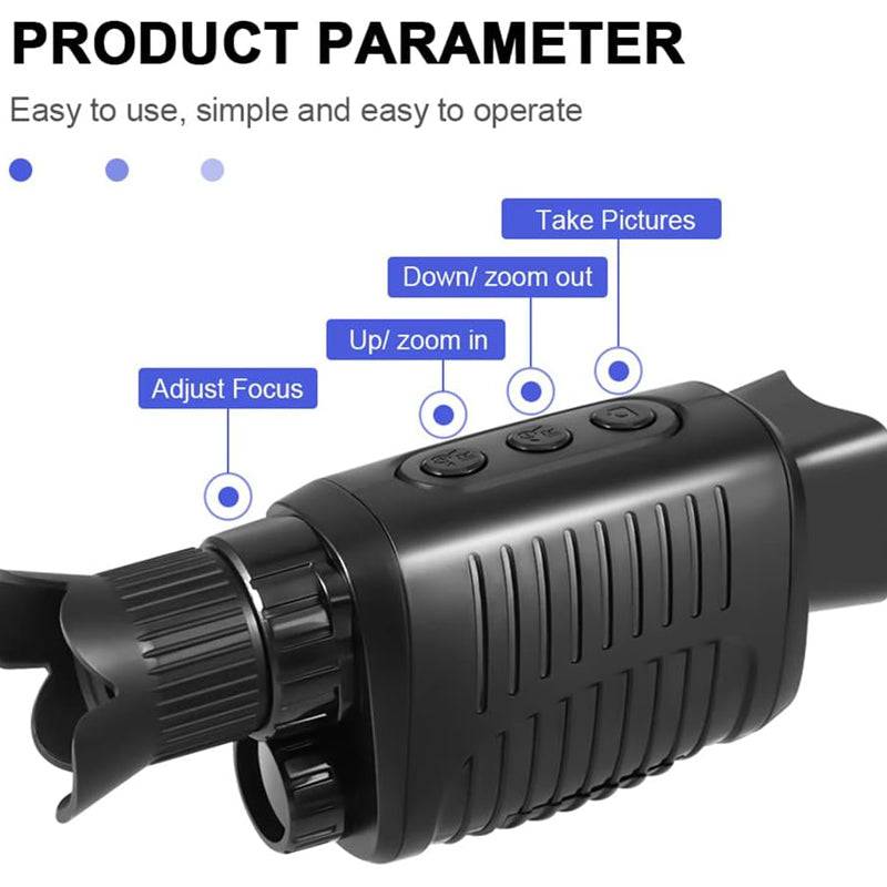 Outdoor HD Video Infrared Night Vision Telescope Camera
