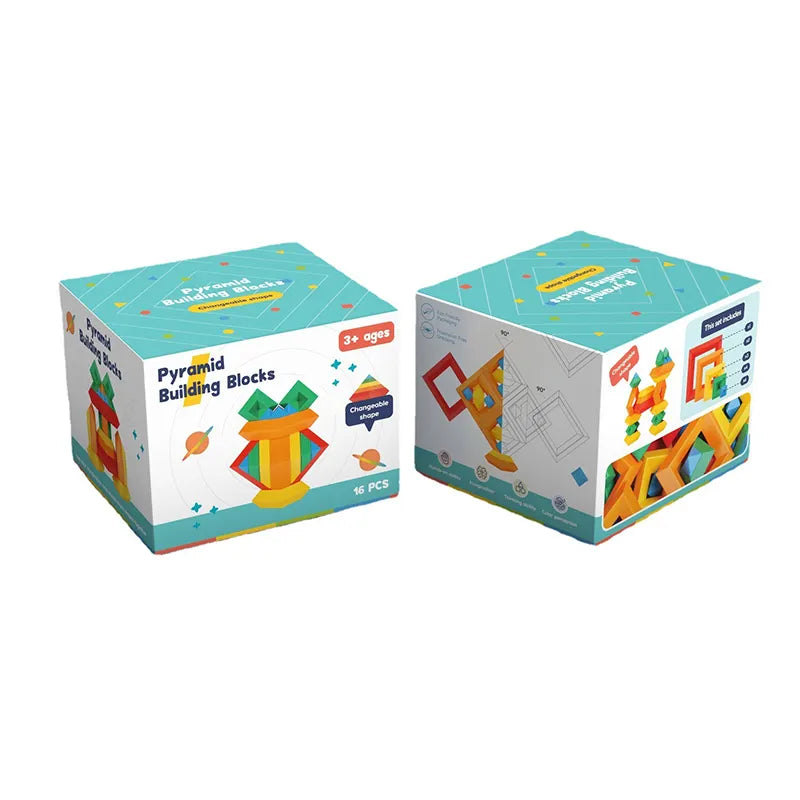 Pyramids Stacking Blocks