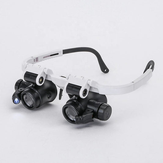 LED Glasses Magnifying Glass
