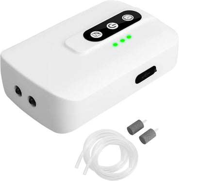 ✨🔥 Lithium Battery Powered Portable Aquarium Air Pump