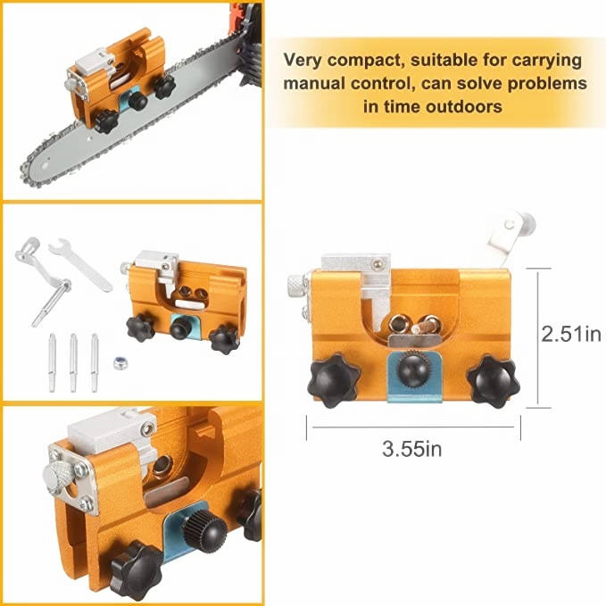 Chainsaw Chain Sharpening Jig