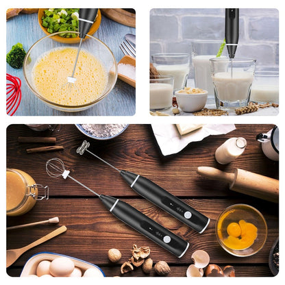 Rechargeable Coffee Beater & Egg Whisker - High Quality & Portable