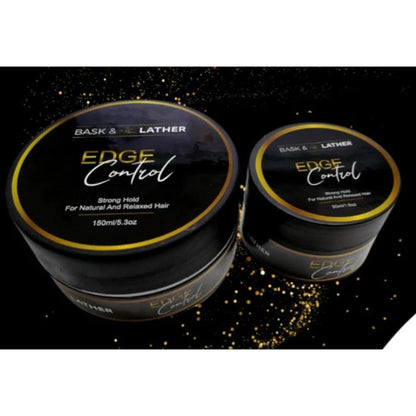 Strong Hold--Thick Edges--Edge Control Bask and Lather Gel