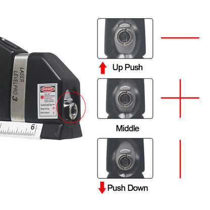 Multipurpose 4 In 1 Laser Levels Ruler