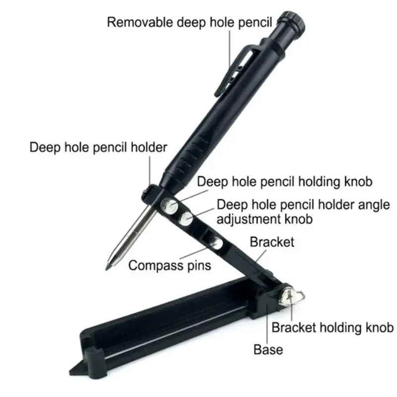 Multifunctional Construction Pencil Tool From -Scriber Tool
