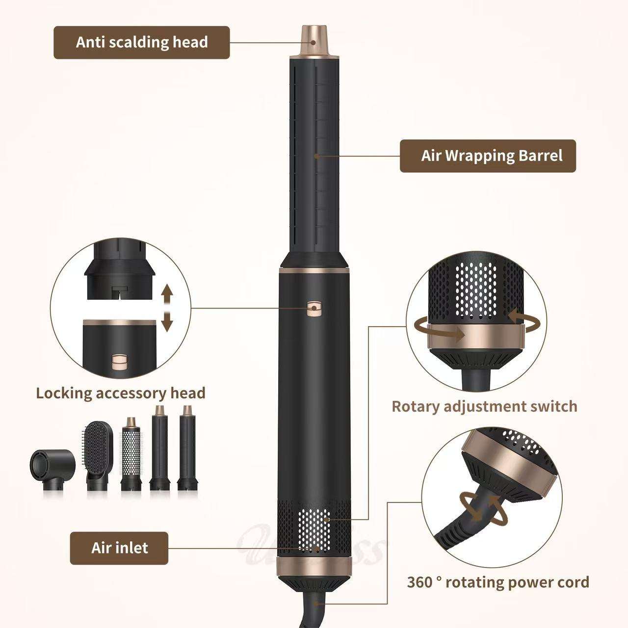 5 In 1 Air Curler Styler