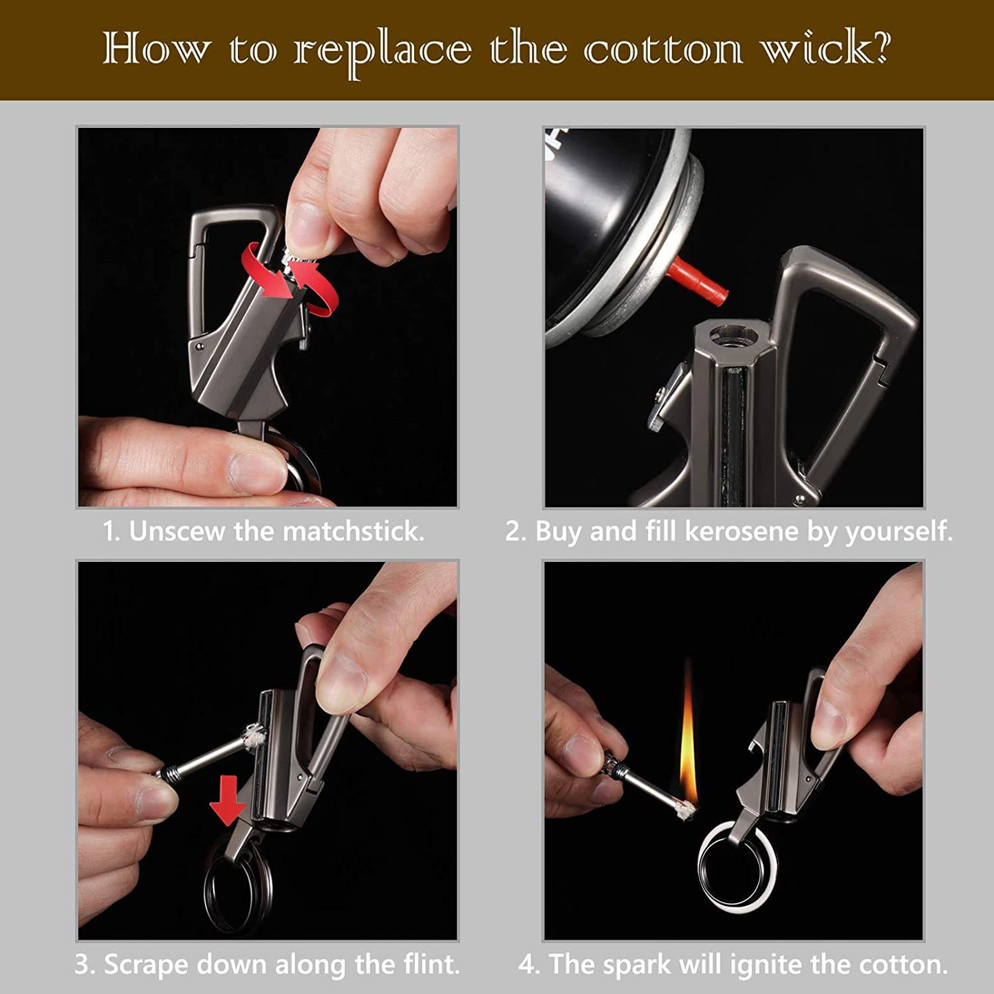 Multifunctional Reusable Waterproof Keychain Bottle Opener