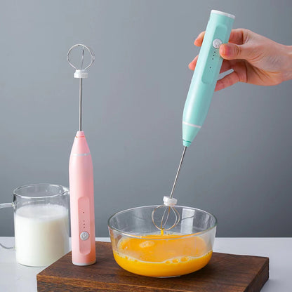 Rechargeable Coffee Beater & Egg Whisker - High Quality & Portable