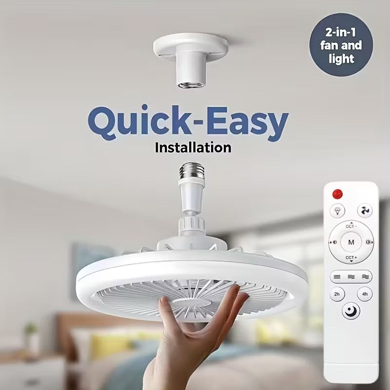 LED Smart Fan Light with Remote Control