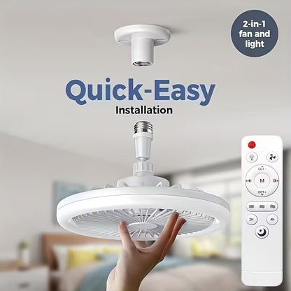 LED Smart Fan Light with Remote Control