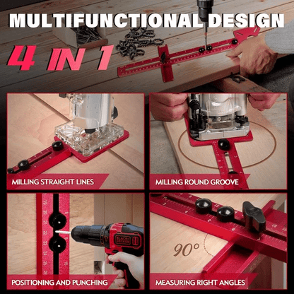 Router Milling Groove Bracket