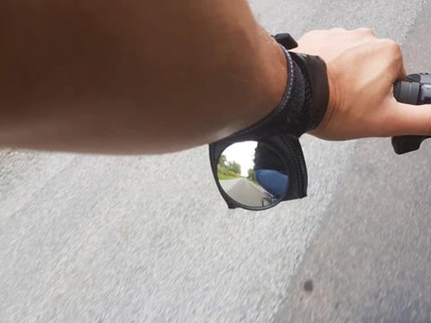 🚴‍♂️Bicycle wrist safety rear view mirror & 🚴‍♂️Ensuring cycling safety