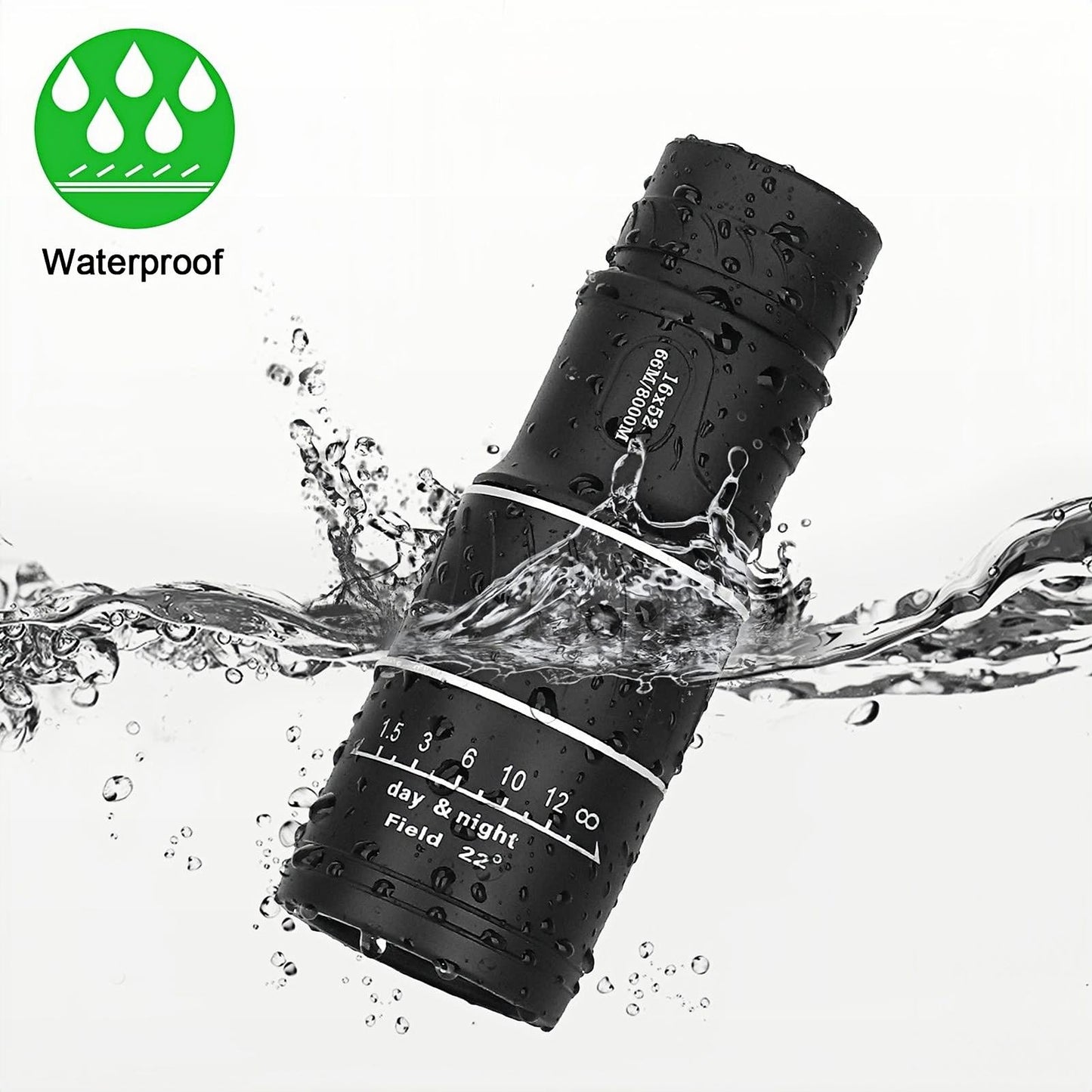 🔥16x52 Monocular Bifocal Optical Zoom Telescope