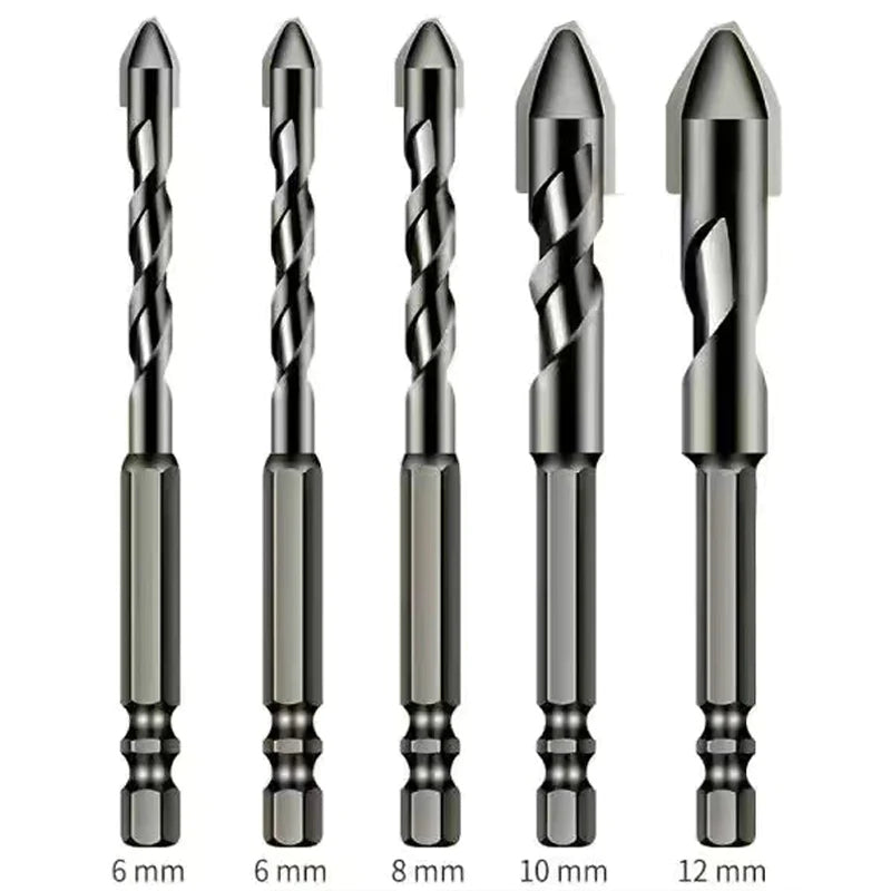 High-strength eccentric twist drill bit