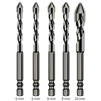 High-strength eccentric twist drill bit