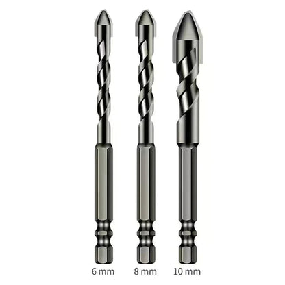 High-strength eccentric twist drill bit