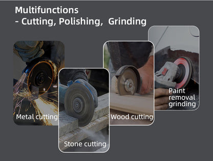 16.8v High Performance Electric Angle Grinder