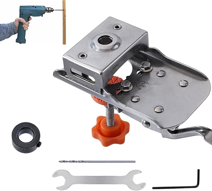 Woodworking Hinge Boring Jig Hole Opener Kit