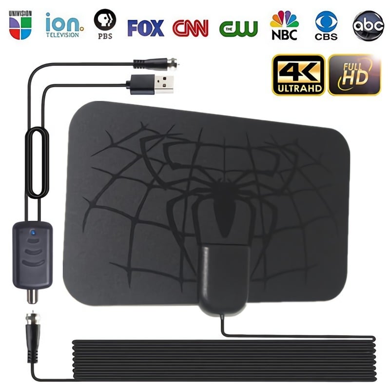 HDTV cable antenna 4K (5G chip, 🌎 can be used worldwide)