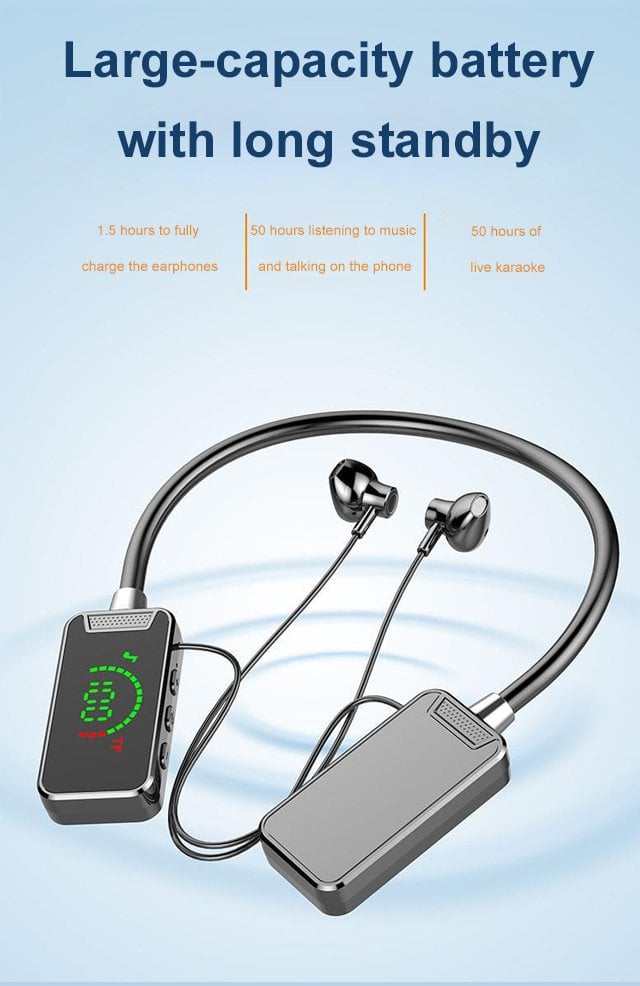 Wireless Sound Card Live Broadcasting and Audio Editing Earphones