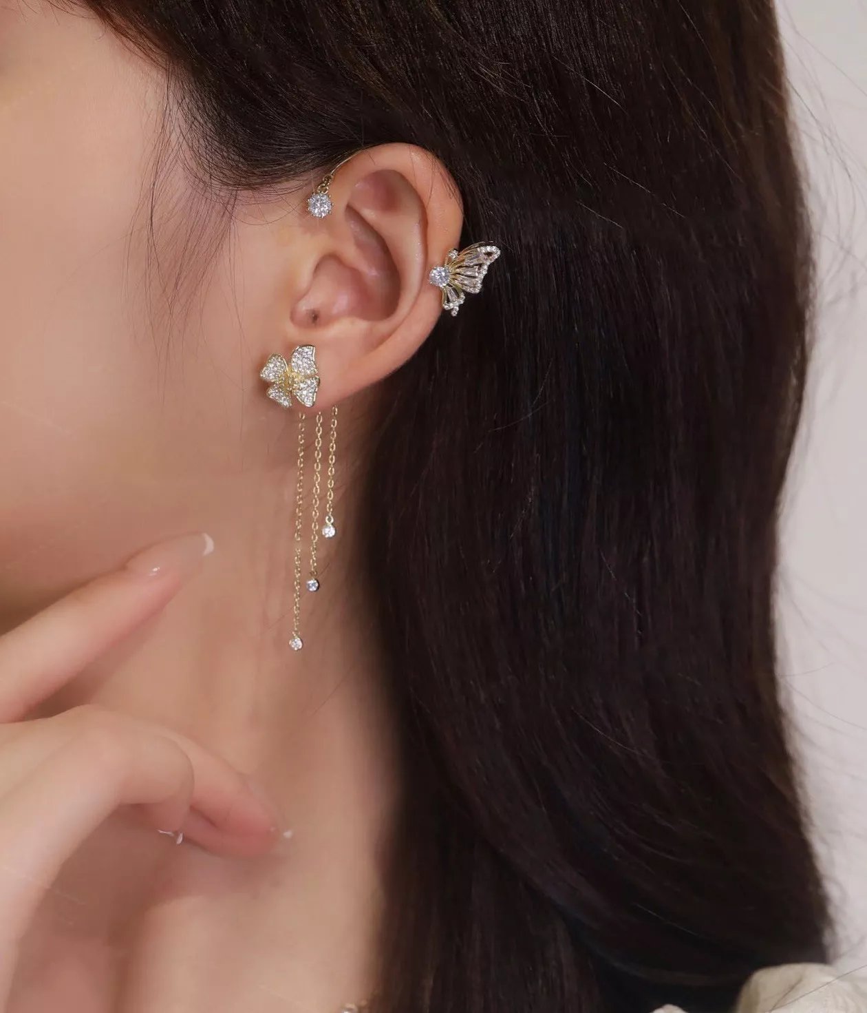 💐BUTTERFLY TASSEL STYLE ZIRCON EARRINGS | PERFECT GIFT🎁