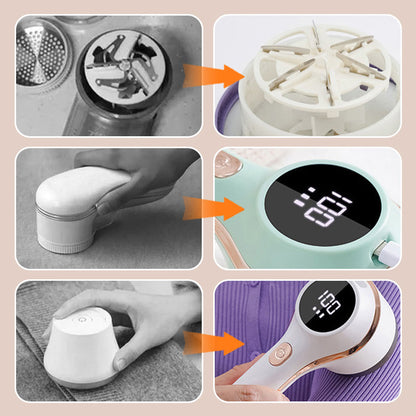 Fuzz removing machine