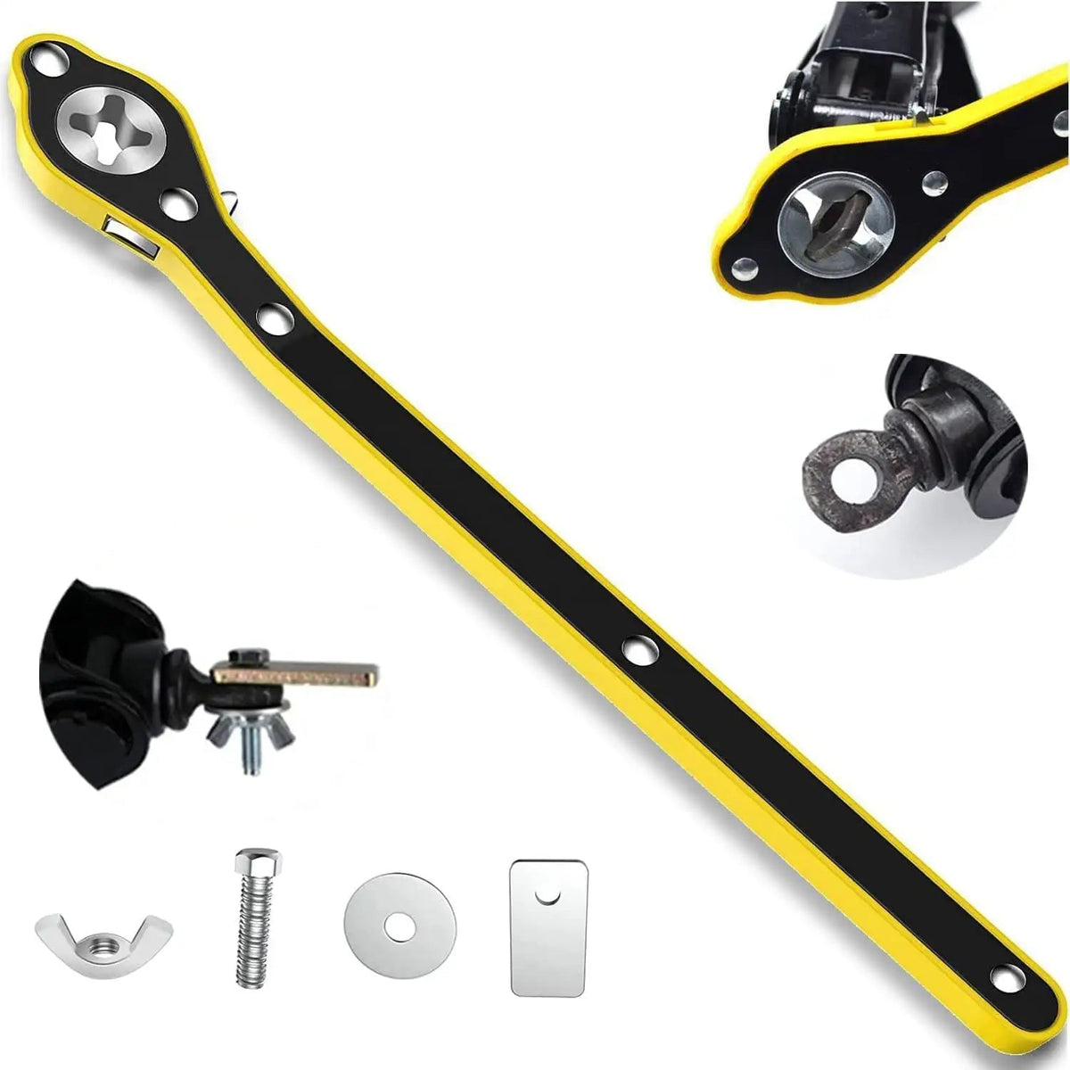 Auto Jack Ratchet Wrench of Labor-Saving Desigh, Car Jack and Lug Wrench, Handle Scissor Jack