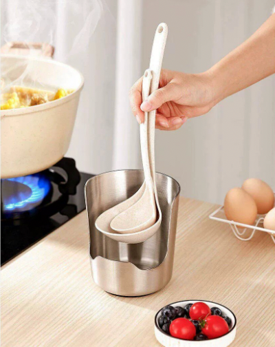 Multi-Purpose Stainless Steel Utensil Holder