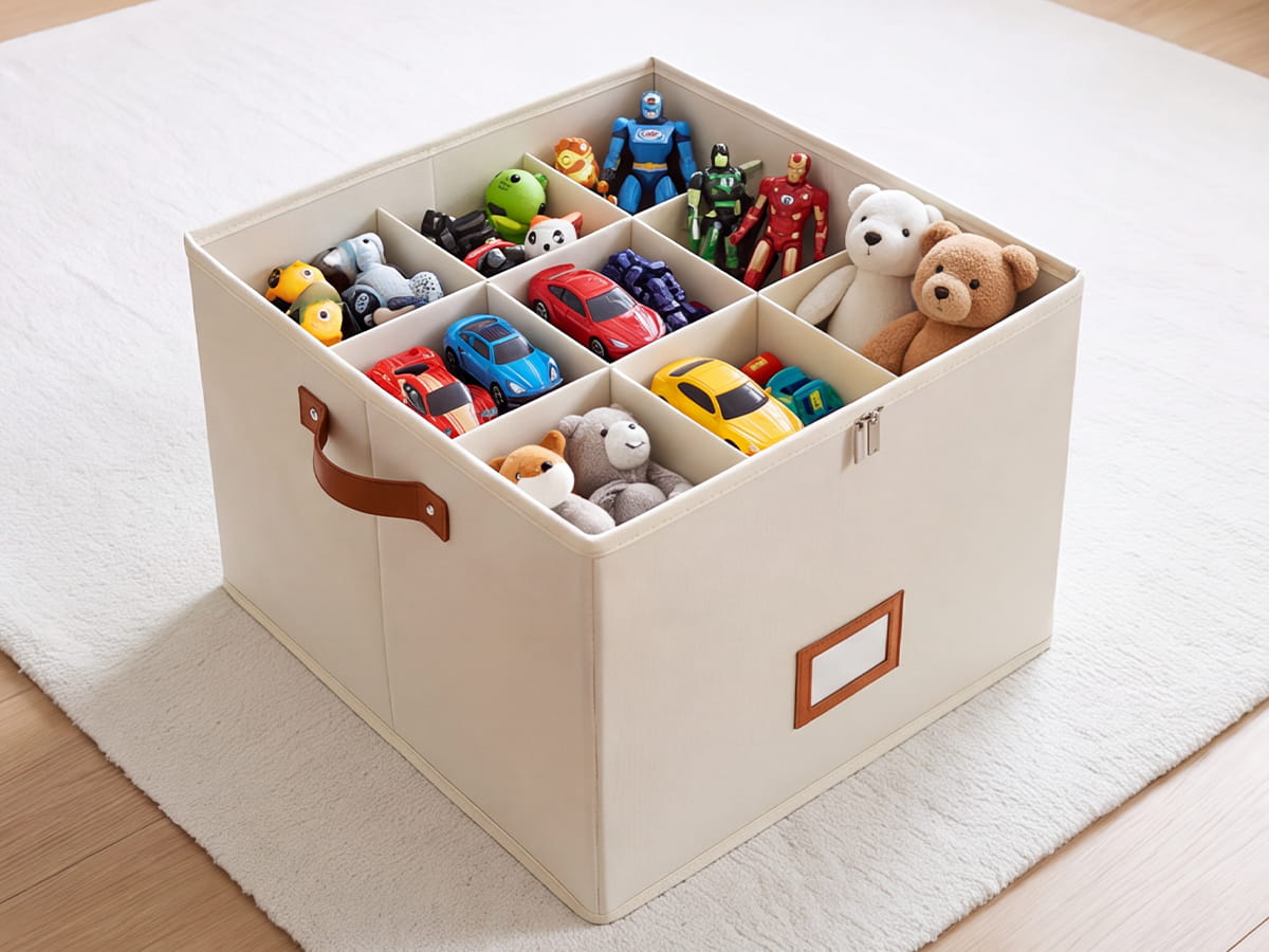 ⏳Limited time 50% off💥Oxford Fabric Foldable Design Shoe Organizer, Storage Box