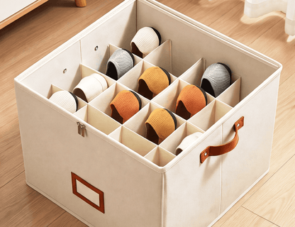 ⏳Limited time 50% off💥Oxford Fabric Foldable Design Shoe Organizer, Storage Box