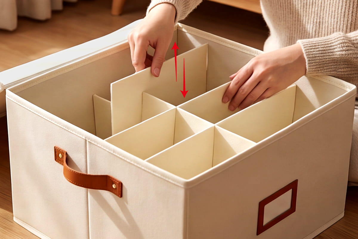 ⏳Limited time 50% off💥Oxford Fabric Foldable Design Shoe Organizer, Storage Box