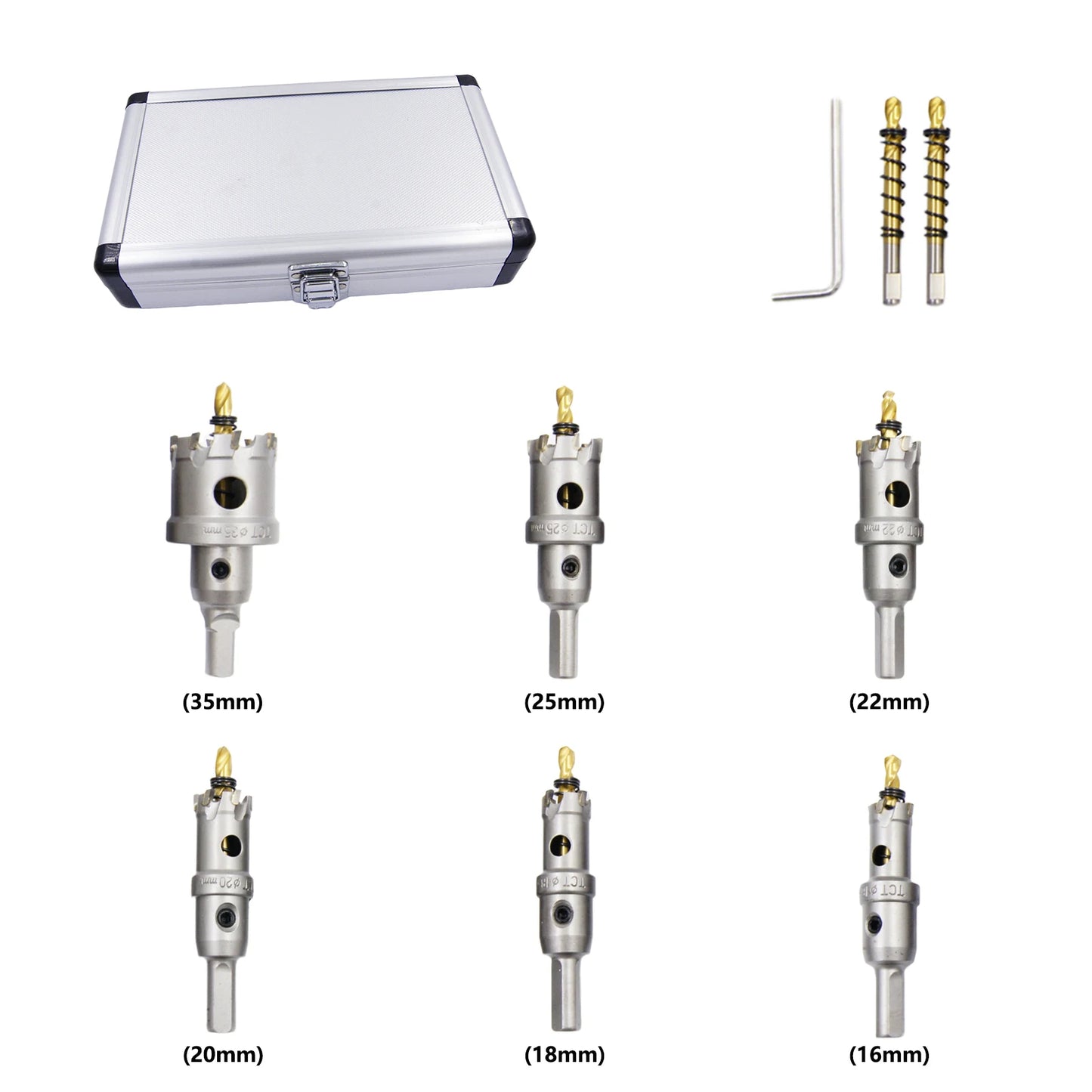 Tct Hole Saw For Metal Cutting Carbide Tipped Hole Drill Bit For Stainless Steel