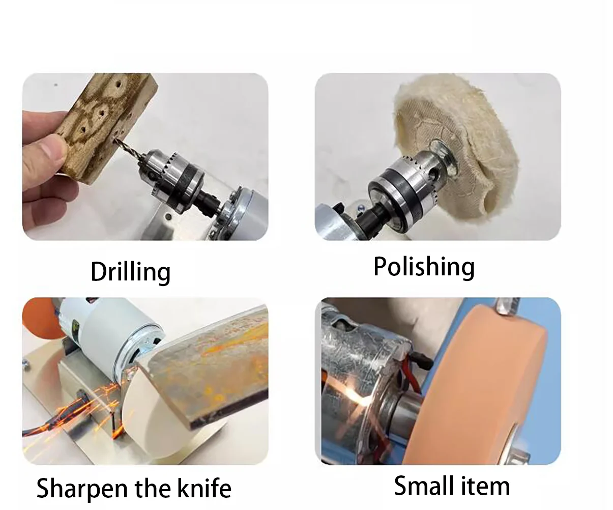 Small Grinder New Electric Benchtop Sander Multi-functional Sanding Polishing Drilling Machine