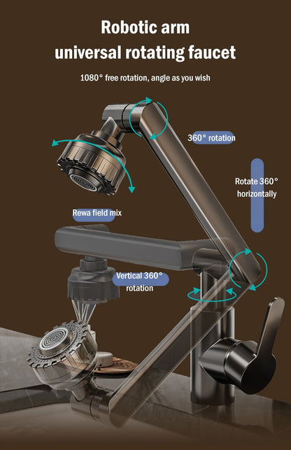 1080° Mechanical Arm Rotating Faucet