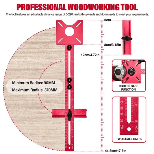 Router Milling Groove Bracket