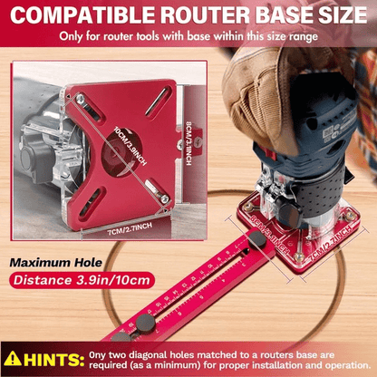 Router Milling Groove Bracket