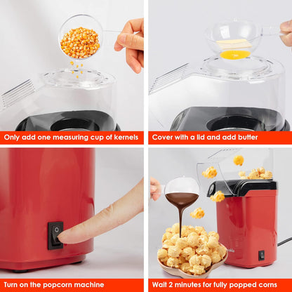 2023 The latest electric popcorn machine/less oil and low fat health